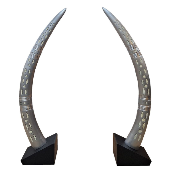 Elephant Tusk Pair - Medium