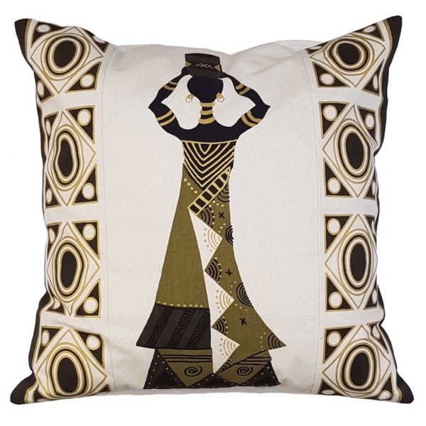 Cushion Cover - Lady Holding A Pot