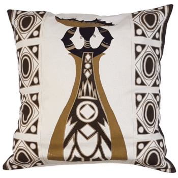 Cushion Cover - Lady With Fish