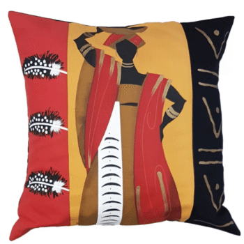 Cushion Cover - Lady Facing Forward