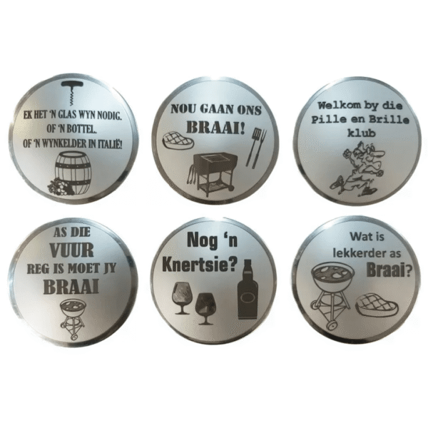 Braai Fridge Magnet Set