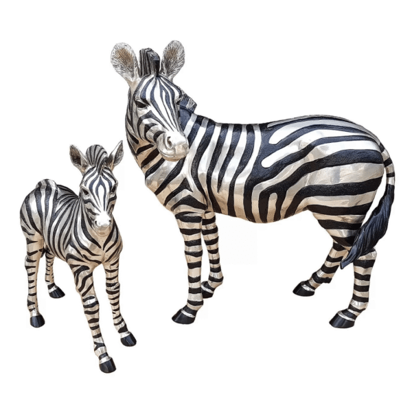 Zebra Mother Silver Large