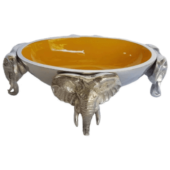 Elephant Oval Bowl - Ochre