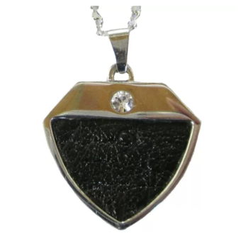 Large Ostrich Pendant - Black