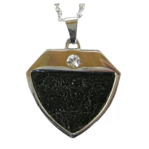 Large Ostrich Pendant - Black