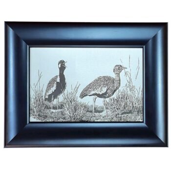 Johan Hoekstra Engraved Black Korhaan