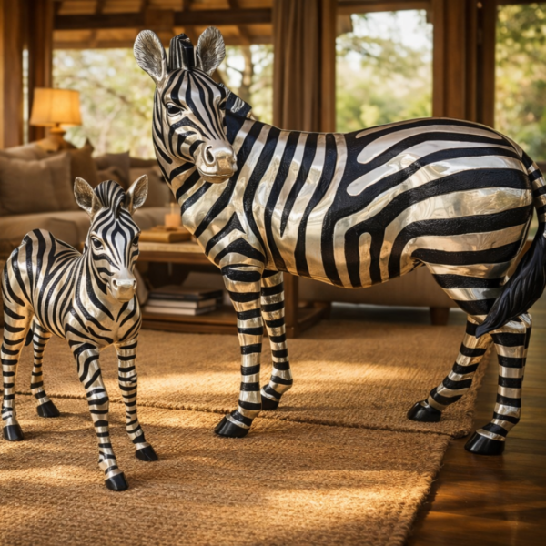 Zebra Baby Silver Large