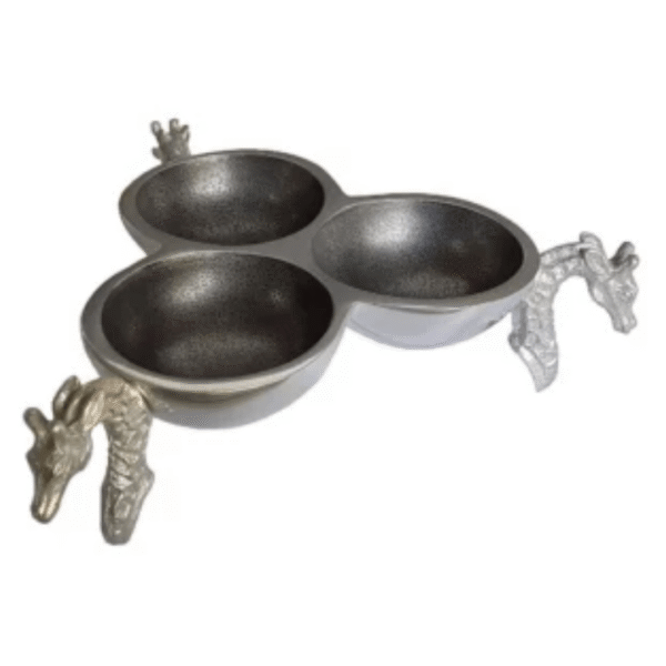 Giraffe Triple Bowl - Natural Finish