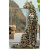 Silver Cheetah – Life-Size Sculpture