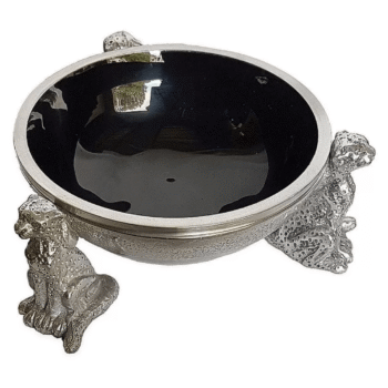 Cheetah Round Bowl - Black