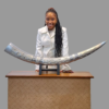Elephant Tusk Sculpture