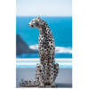 Silver Cheetah – Life-Size Sculpture