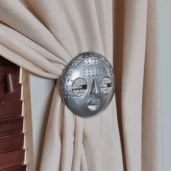 Baluba Mask Tie Backs (Pair)