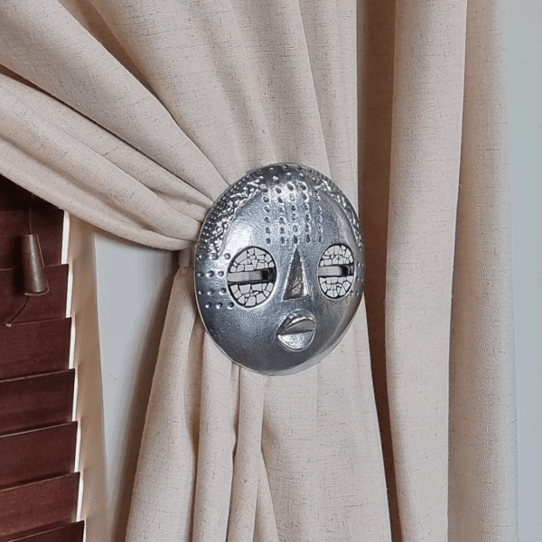 Baluba Mask Tie Backs (Pair)