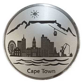 Engraved Cape Town City Skyline