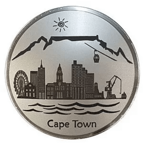 Engraved Cape Town City Skyline