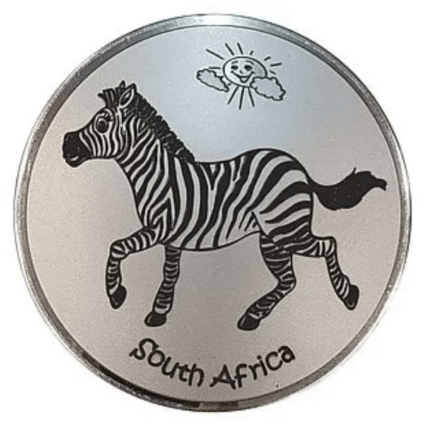 Engraved Animated Zebra