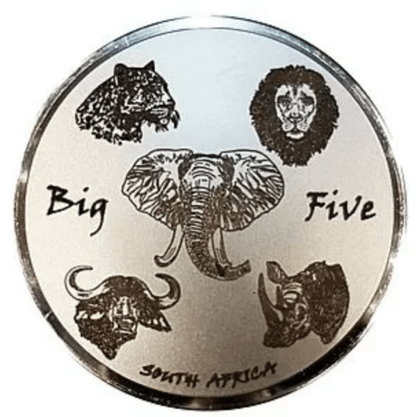 Engraved Big 5 African Animals