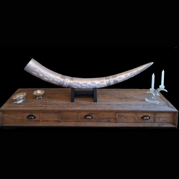 Elephant Tusk Sculpture