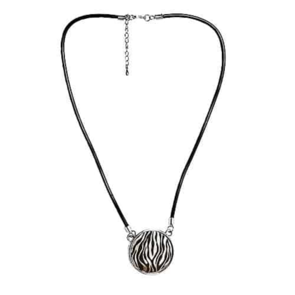 Kauchuk Necklace - Zebra