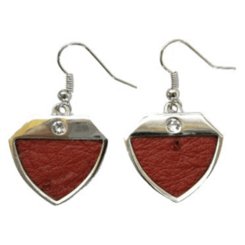 Earrings - Flame Red