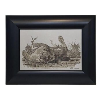 Johan Hoekstra Engraved Lioness