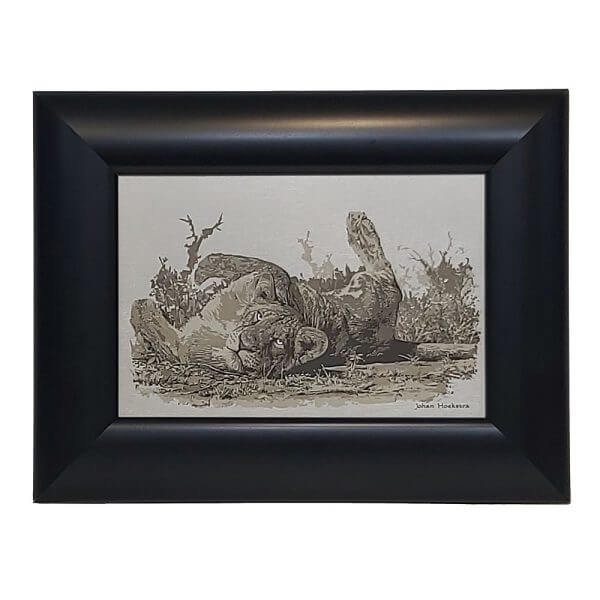 Johan Hoekstra Engraved Lioness