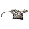 Running Cheetah Silver Sculpture (Large)