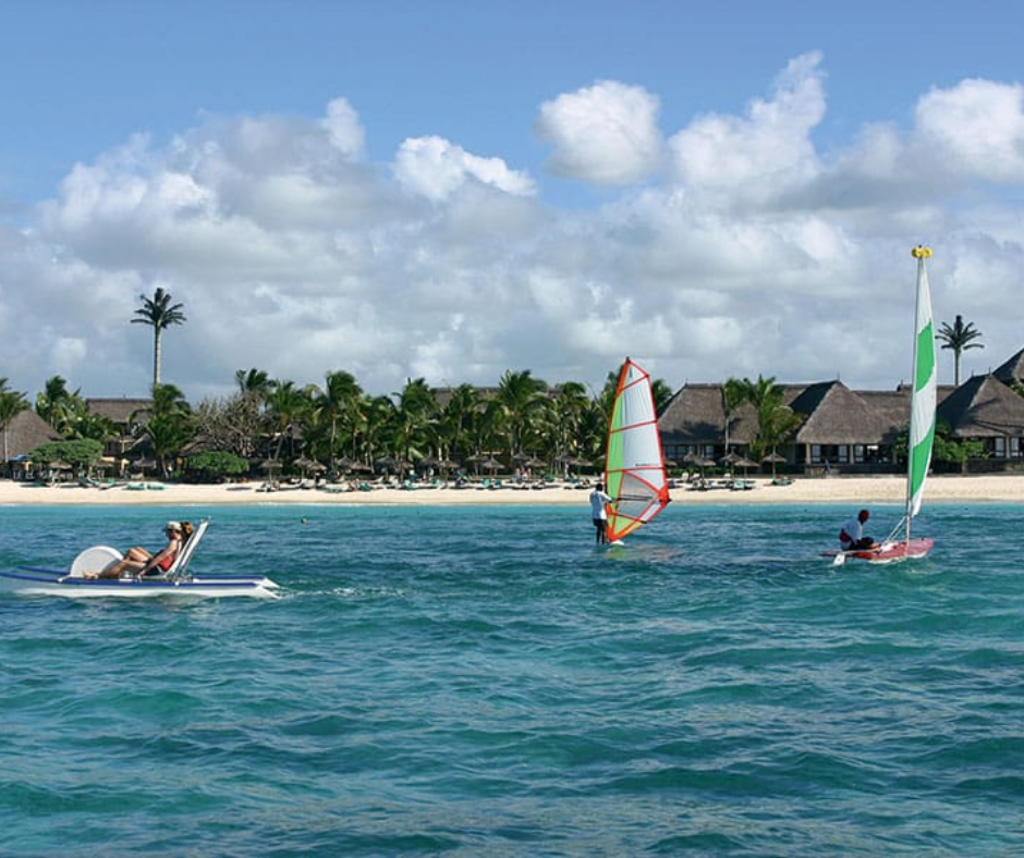 In the ocean mauritius