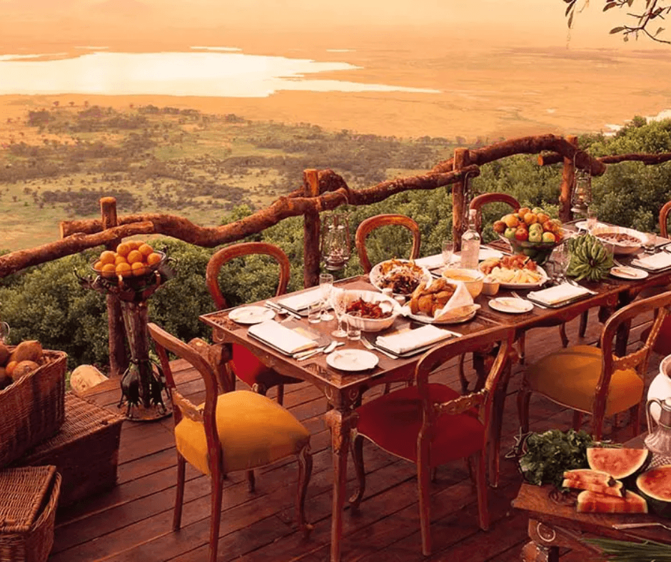 Kenya lodge view