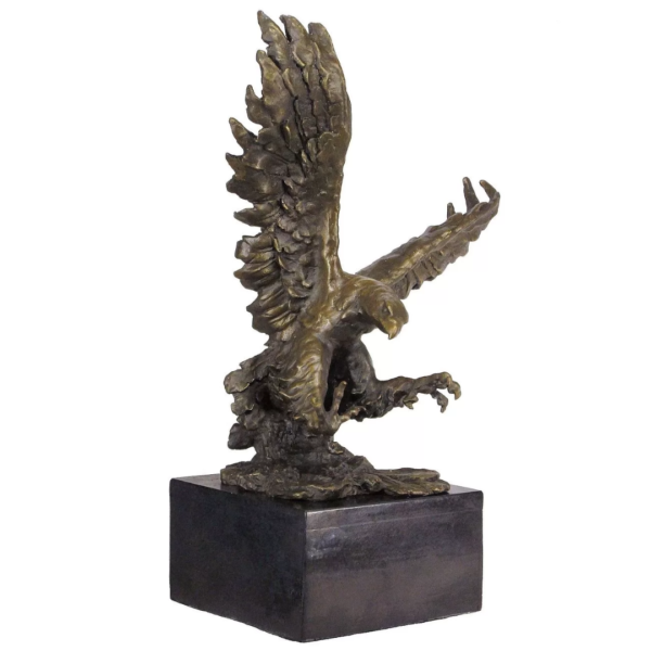Tawny Eagle bronze sculpture Tawny Eagle bronze sculpture
