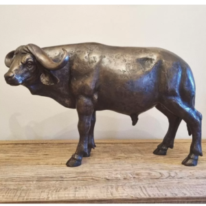 bronze cape buffalo sculpture